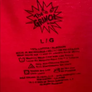 The Grinch “Naughty?‎ Who, Me?” Graphic Tee – Red – Size L (NWT) thumbnail 3