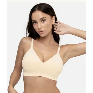 Underoutfit Neckline Pullover Bralette 450 Sand Women's Large NWOT V Neck thumbnail 3
