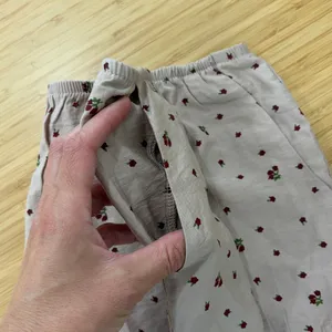 Floral Ruffle Hem Shorts Pretty‎ Garbage White thumbnail 4