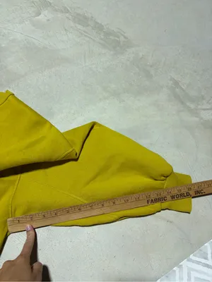 Judith March yellow green sweatshirt star XL thumbnail 3