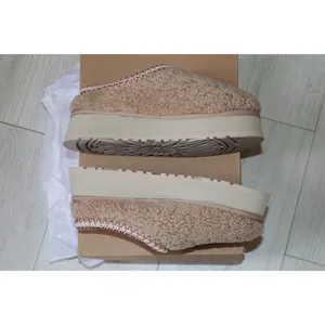 UGG Tazz Maxi Curly Genuine Shearling Platform Slippers thumbnail 12