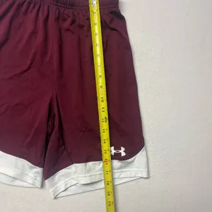 Under Armour Maroon Athletic Shorts Drawstring Men’s Large thumbnail 4