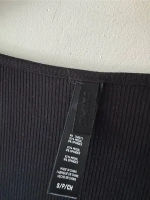SKIMS Soft Lounge Long Sleeve Ribbed Maxi Dress Black‎ Onyx thumbnail 10