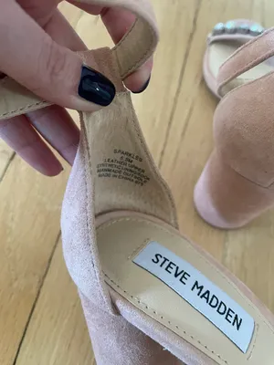 Steve Madden Blush Sparkle Heels thumbnail 3