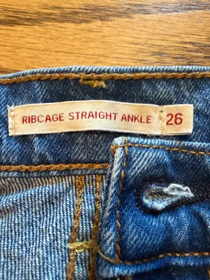 Levi’s Jeans Ribcage Straight Ankle Blue thumbnail 6