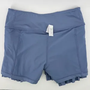 Gold Hinge Pleated Tennis Skirt Skort Periwinkle Blue Women M Pickleball Preppy thumbnail 5