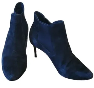 Cole Haan Black Suede Ankle Boots Spike Heel Slip On Party Night Out Witchy‎ - 6 thumbnail 1