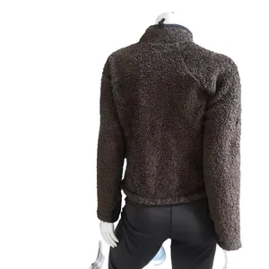 Mountain Hardwear Full Zip Fleece Brown Jacket with Zipped Pockets Womens Size M thumbnail 3