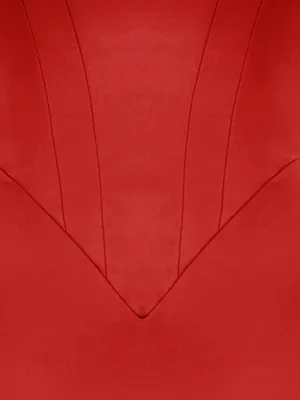House Of CB Olivette Corset Red Satin Gown thumbnail 5