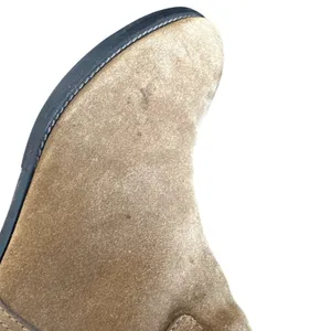 Tory Burch Wembley Suede Riding Boots Tan Tobacco Brown Gold Logo Size 8 thumbnail 16
