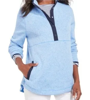 Vineyard Vines Sweater Fleece Snap-Placket Pullover In‎ Blue Size: S thumbnail 1