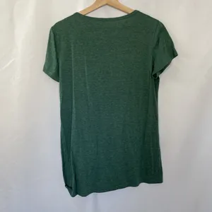 Women's‎ size medium green athletic short sleeved summer shirt side knot thumbnail 6