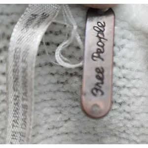 Free People Women's Ivory‎ Funnel Neck Long Sleeve Knit Sweater Pullover thumbnail 3