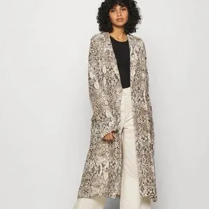 Free People Wild‎ Nights Duster Womens Size XS animal Print Long Sleeve thumbnail 3