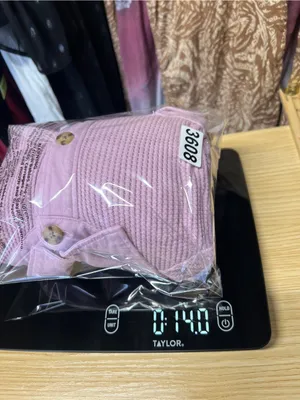 J.Jill Waffle‎ Knit Button Down Shirt Pink Cotton Shacket XL thumbnail 13