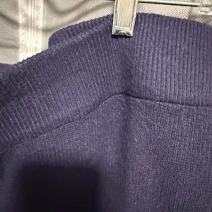 A new day size large women’s Navy wide leg sweater knit Pants thumbnail 8