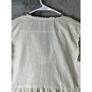 Sundance Farrah Dawn Embroidered Cotton‎ Tunic Top XS Boho Prairie Cottagecore thumbnail 4
