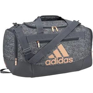 adidas grey and rose gold duffel bag thumbnail 1