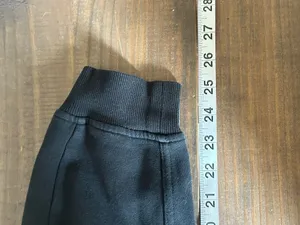 Lululemon Scuba High-Rise Jogger Black Cotton Fleece Sweatpants Size 0 W-27 thumbnail 7