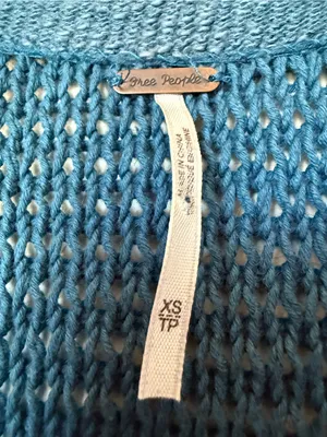 Free People Wouldn’t Knit be Nice Cardigan Size XS thumbnail 4