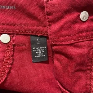INC‎ Stretch Red Denim Skinny Leg Jean thumbnail 7
