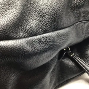 COACH black leather three compartment shoulder bag thumbnail 8