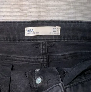 ZARA Black Denim Shorts thumbnail 4