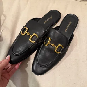 Jeffrey Campbell Velvet Apron Toe Mules thumbnail 2