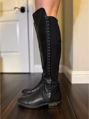 Vince Camuto Boots Leather Knee-High 6 thumbnail 3