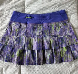 Lululemon Skirt Ivivva Ruffled Purple Size XXS thumbnail 4
