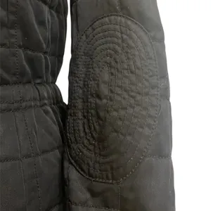 Aritzia Wilfred Marquis Black Quilted Coat Jacket w/ Adjustable Cinched Waist thumbnail 7