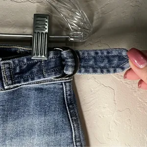 Carve Designs‎ Portland Wide Leg Crop Side Buckles Organic Cotton Denim Jeans thumbnail 8