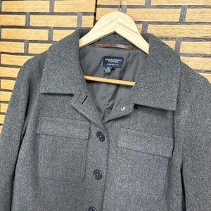American Eagle Outfitters Gray Wool Blend‎ Coat Size Large thumbnail 3