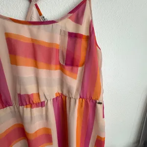 Roxy Womens‎ Pink Orange Geometric Stripe Empire Waist Sundress 470224 Small thumbnail 5