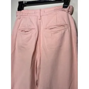WETHE FREE Free People Pink High Rise Tapered Jeans Size‎ 25 Button Tab Waist thumbnail 6