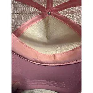 Bow Trucker Hat Pink White Coquette Blingy Mesh One-Size Snap Back Girly Cap thumbnail 6