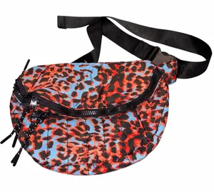 NEW With Tag Free People Movement Quilted Sci-Fi Animal Print Sling Bag Crossbody thumbnail 1