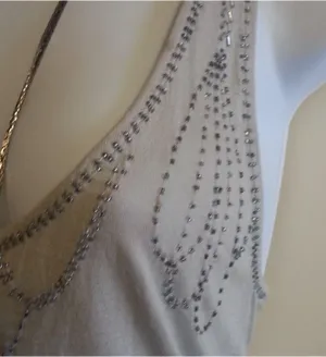 New York & Company Beaded Meckline Sleeveless Top thumbnail 8