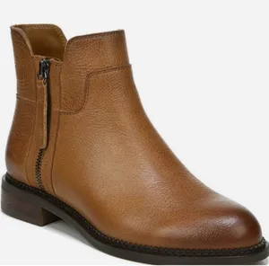 Franco Sarto Halford Brown Leather Ankle Boots Size 5.5 MSRP $160 thumbnail 1