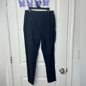 Cherokee women’s solid black elastic waist‎ stretch cotton leggings pants XL thumbnail 4