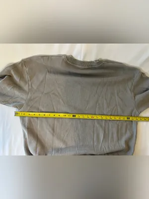 Fiable womans Gray Waffle Knit Crewneck Pullover Sweatshirt XL new thumbnail 5