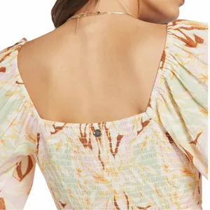 ROXY On Holiday Long-Sleeve Maxi Dress Twist‎ Front with Cutout, XS thumbnail 5