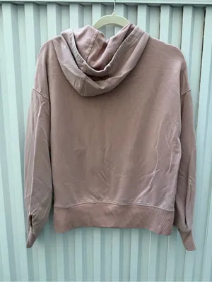 Athleta Balance Hoodie XS Dusty Pink Modal Pullover Sweatshirt thumbnail 6