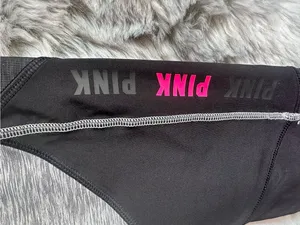 80. Pink vs large bonded legging nwot thumbnail 3