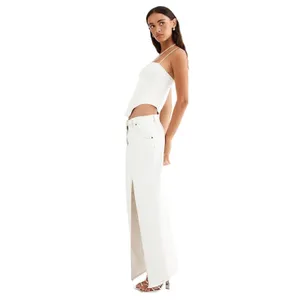 Lioness Barbie Split Denim Midi Skirt NEW thumbnail 5