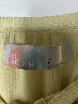 FP Beach Free People Yellow Convertible Midi Dress Maxi Skirt Small thumbnail 8