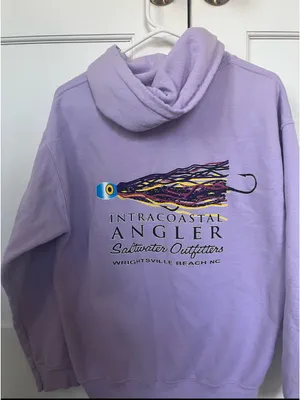Gildan Intracoastal Angler Hoodie - Light Purple thumbnail 2
