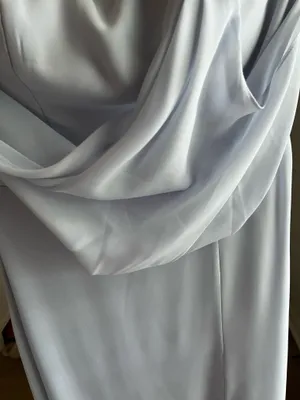 Kira Chiffon Dress With Slit Birdy Grey thumbnail 6