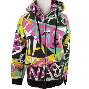 TNA Graphic Graffiti Zip Up Hoodie Sweatshirt Size Small thumbnail 11