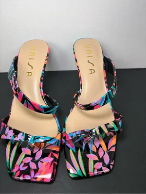floral sandals mid-heel sandals size 10 thumbnail 11